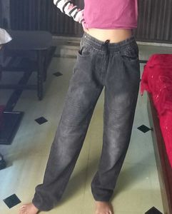 Greyish/Charcoal coloured Denim Jeans