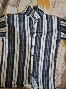 Striped Button-Down Shirt