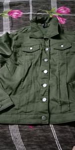 Olive green women jacket