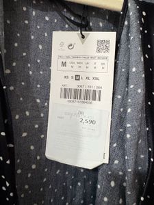 Zara Satin Tie Front Blouse