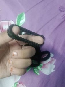Black Soft Rubber Band