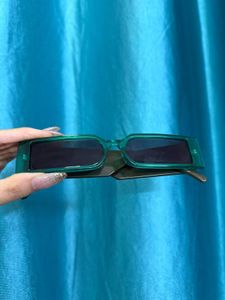 Green Retro Sunglasses