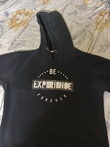 Classic Black Hoodie | Medium Size | Unbranded