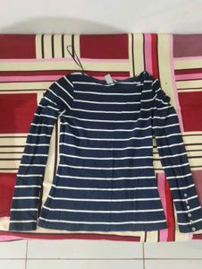 Striped Long Sleeve Top