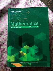 RD SHARMA CLASS 12TH MATH