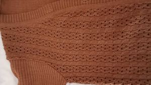 Brown Knit Cardigan