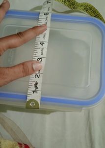 Heavy Glass Container With Airtight Lid