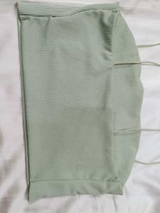 🇭🇲💫❣️ Pista green cute crop top