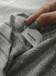 Gray Ribbed Knit Tank Top