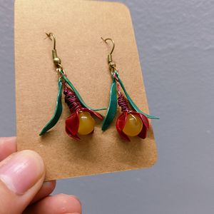 Handmade Cape Gooseberry Earrings