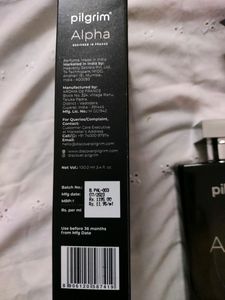 Pilgrim Alpha Eau De Perfume