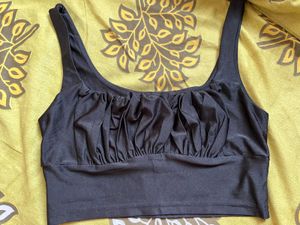Shein ruched cami black top