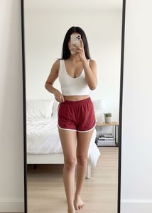 Hot Sports Shorts- Maroon