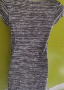 LONG RIBBED DRESS