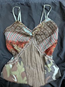 Boho Print Cami Top
