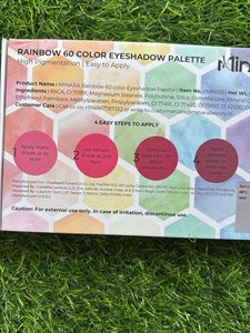 Minara 60 Color Eyeshadow Palette
