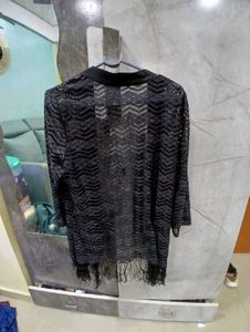 Black Lace Cardigan