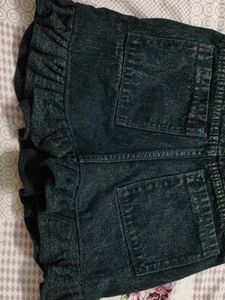 Denim Skirt Short Y2k Frill