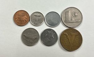 Set Of 7 Malaysian Coins