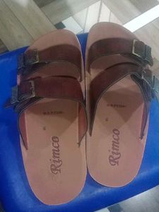 Rimco Brown Buckle Sandals