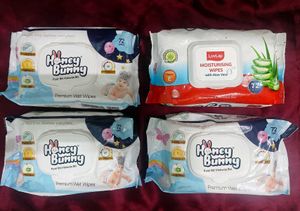 Baby Wet Wipes (72 ct) x 4