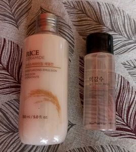 Face Shop Moisturizer And Cleansing Oil