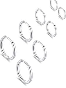 Silver Hoop Earrings