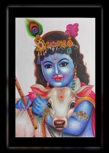 Lord Krishna Drawing