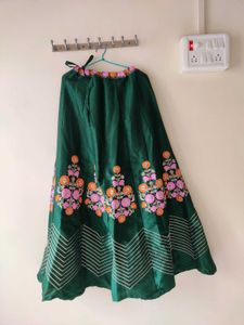 💚 Elegant Green Lehenga Choli 🌸