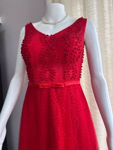 Luxury Shimmery  Red Gown