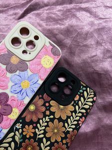 Floral iPhone 13 Pro Cases - Set of 2