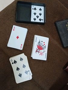 100% Pure Plastic Playing Cards 2+1
