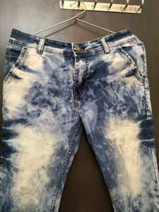 Trendy Tie-Dye Jeans