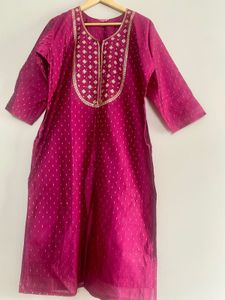 Magenta Kurta