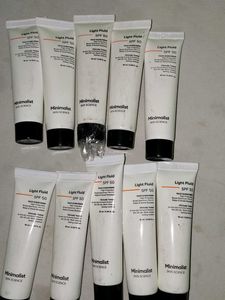 Light Fluid SPF 50 Face Sunscreen. Minimalist