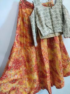 Banarasi Skirt And Top