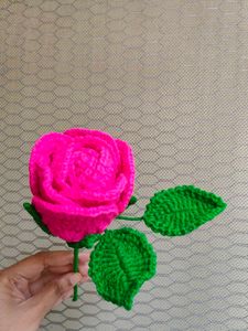 Crochet Rose Flower