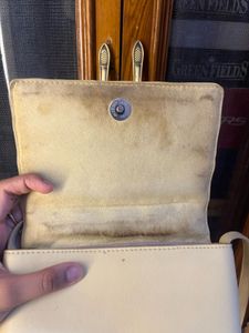 Yellow Quilted Sling Bag