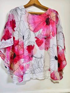 Floral Print Top Size Small/Medium