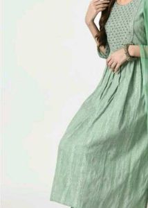 Women Cotton Kurta Pant Set