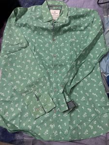 Green Floral Shirt