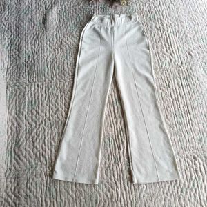 White Flared Pants