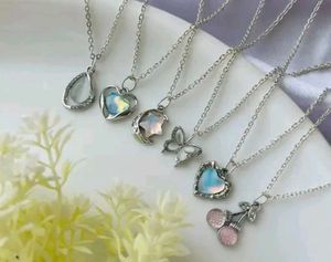 Silver Tone Pendant Necklace Set