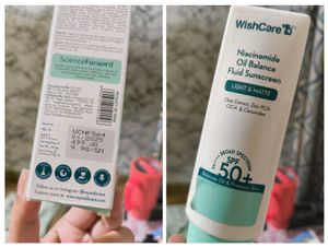 Wishcare Niacinamide Oil Balance Fluid Sunscreen