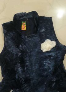 Blue &amp; White Party Dress