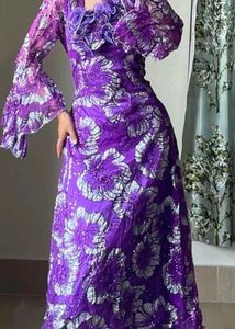 Purple Glitter Dress