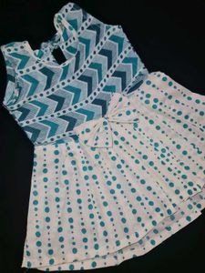 1 And 2 year Pack Of 3 Frock For Baby Girl