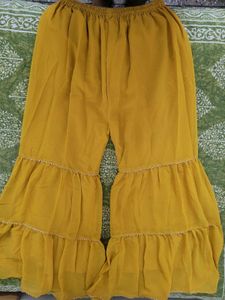 Mustard Kurta with Sequin Detail