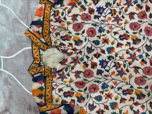 Floral Print Kurta
