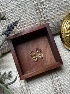 Ophelia Heart Dimaond Earrings